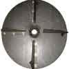 Fertilizer 24" MagnaSpread Carbon Steel Spinner Disc Assembly Right Hand (4 x 7.5" Fins, Hub and Bolt on Spinner Plate)